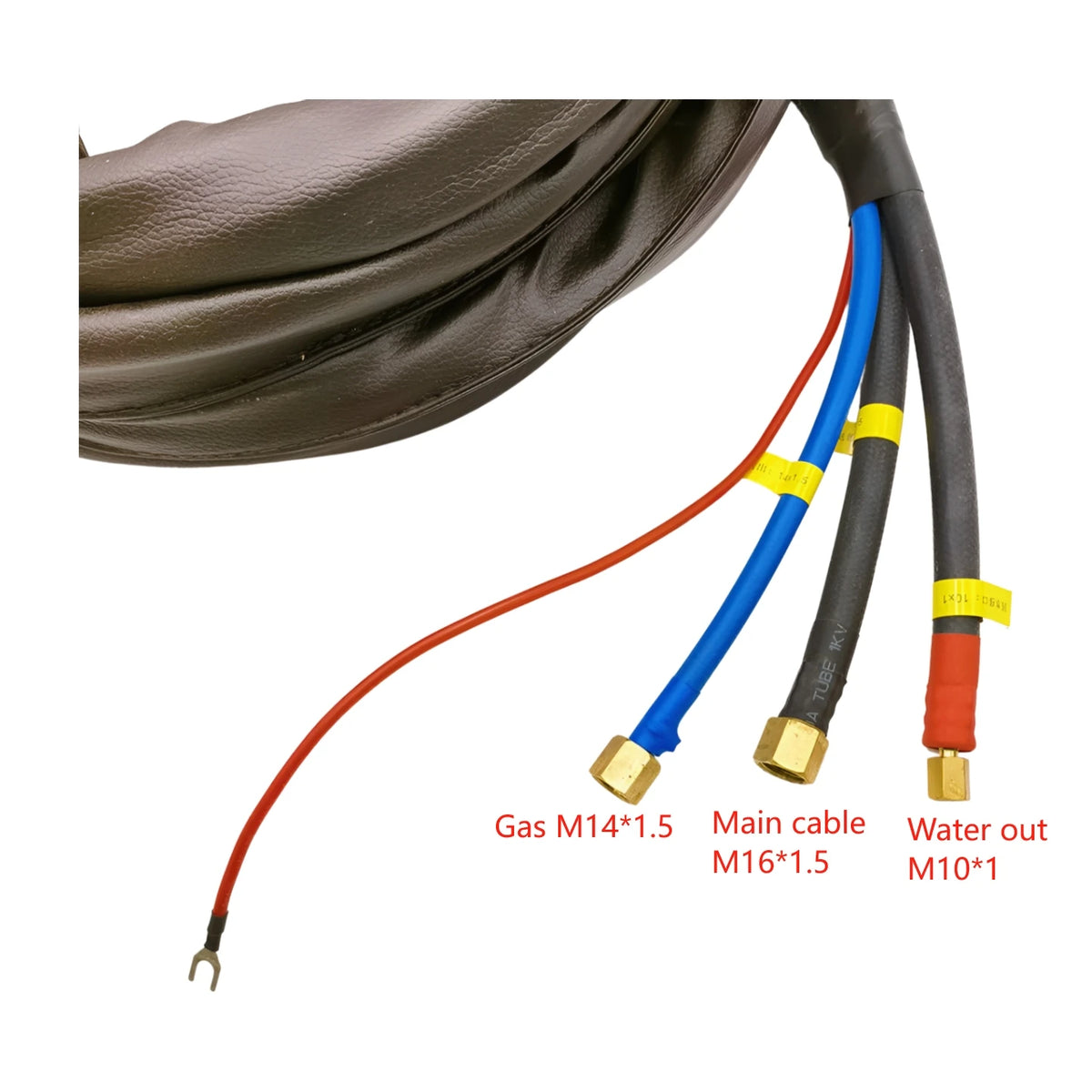 4m Plasma Torch Cable HuanYuan Connector – CNC LGK200 LGK300