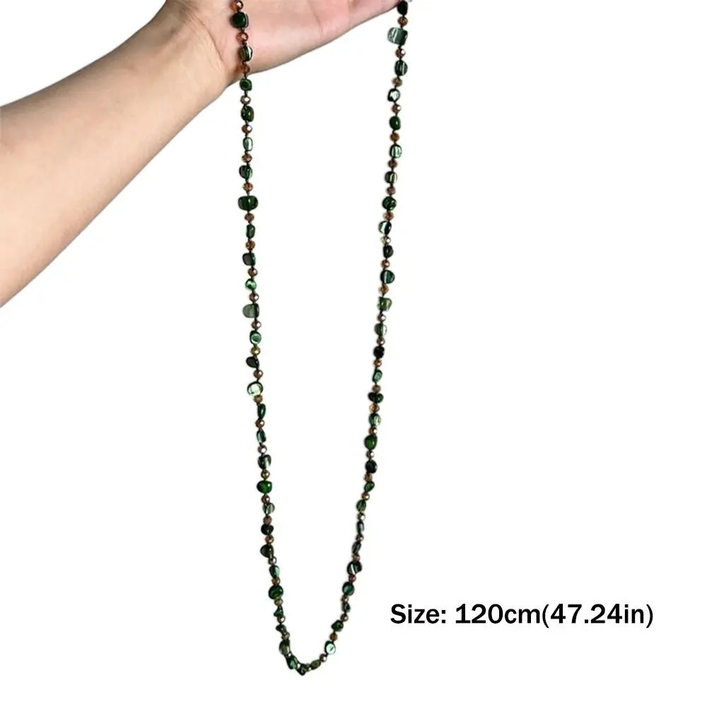 Bohemian Shell Beaded Double Layer Vintage Long Necklace