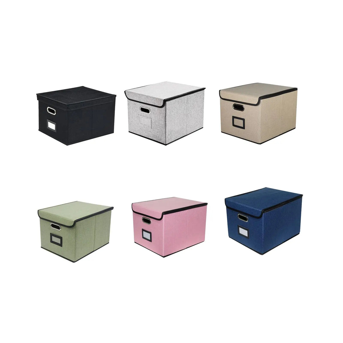 Foldable Cloth Storage Bin with Lid & Handle | Home Organizer
