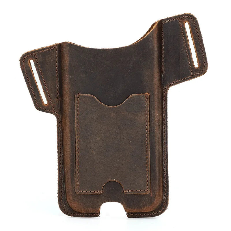 PU Leather Phone Holster Belt Clip Waist Bag – 6.7" Phones