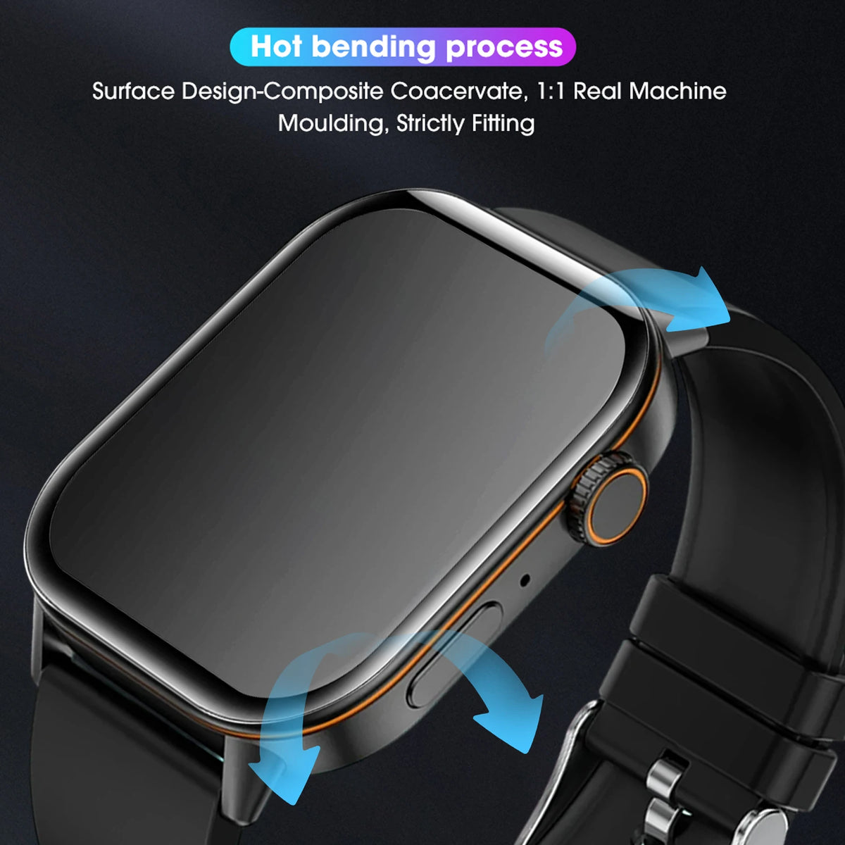 3D Curved Screen Protector for Redmi Watch 6 – HD Clear Film