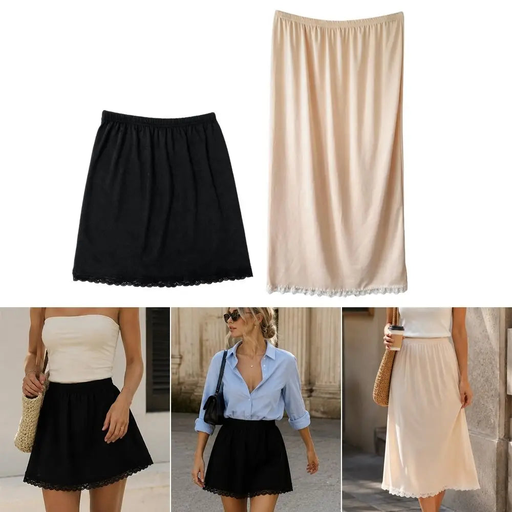 Lace Half Slip Skirt – Lightweight Anti-Sheer Inner Liner
