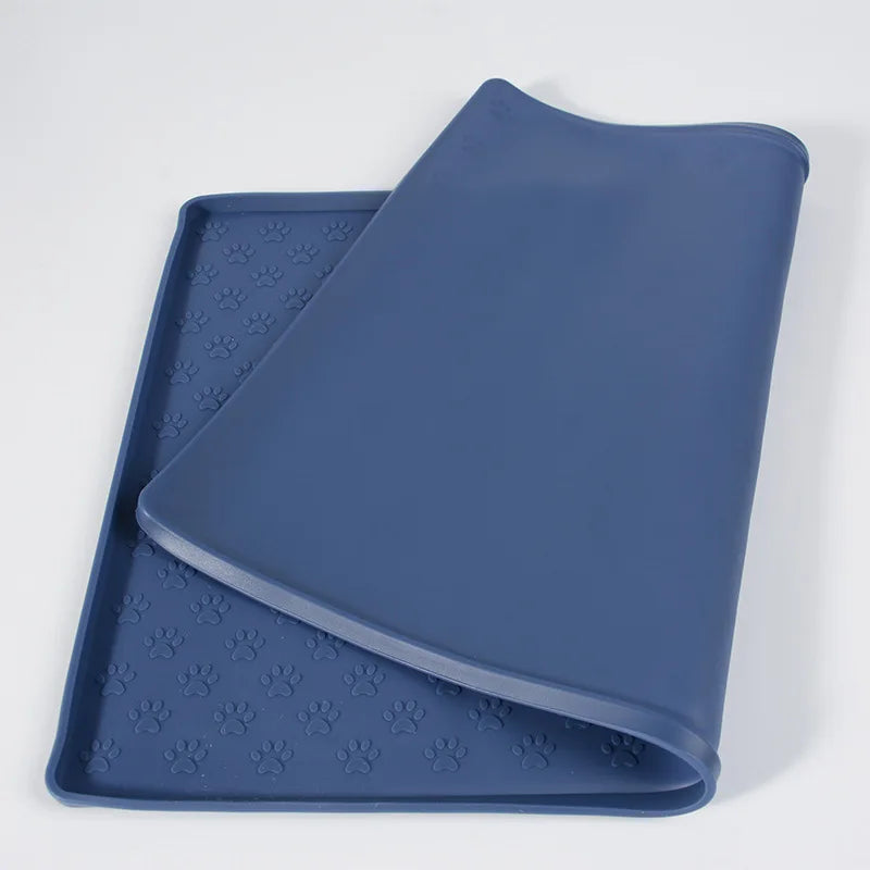 Spill-Proof Silicone Pet Feeding Mat – Non-Slip Waterproof