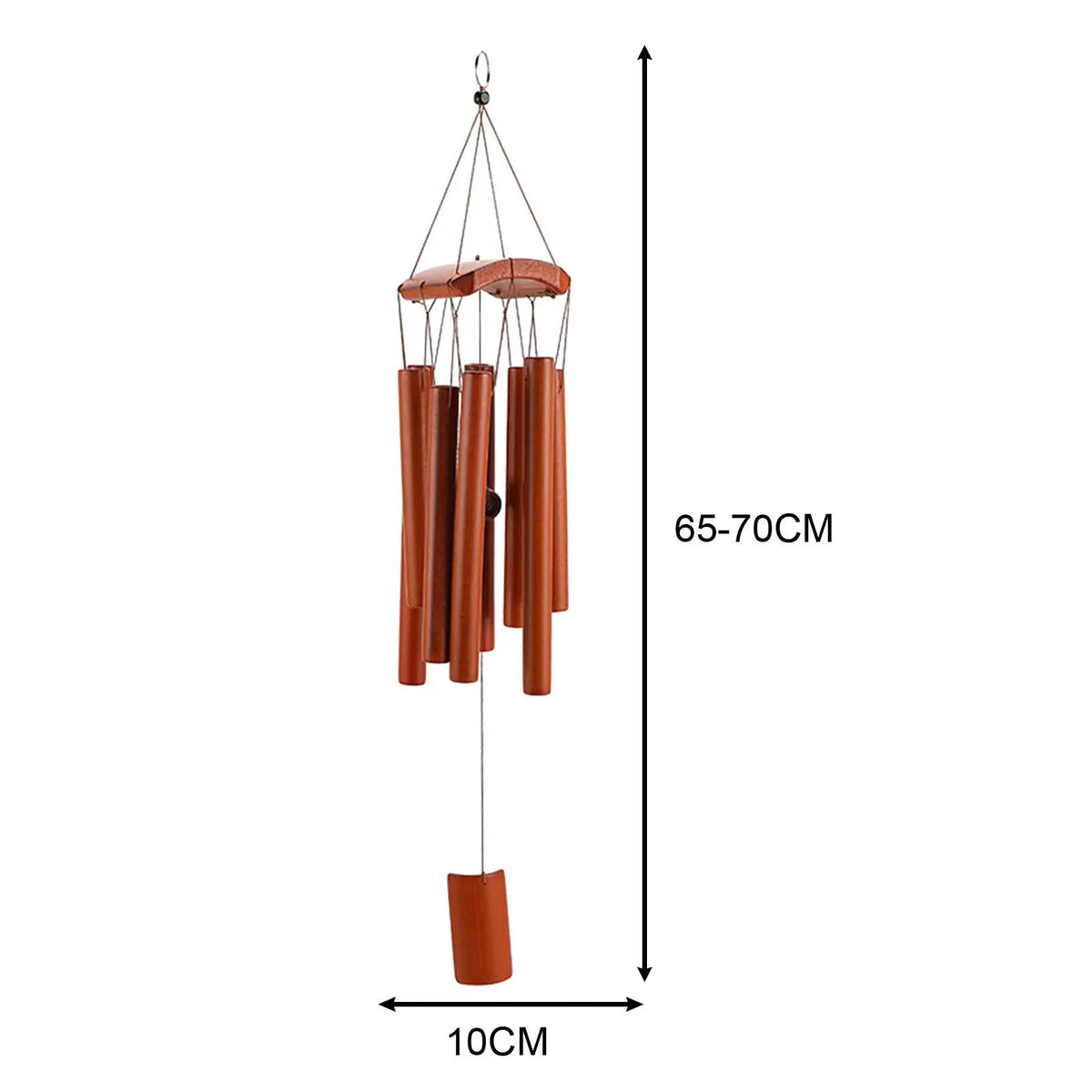 Kesoto Large Bamboo Wind Chime – Outdoor Garden Decor
