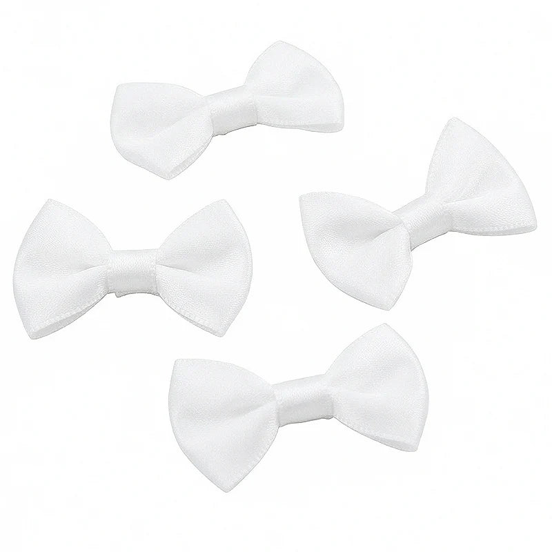 50-Piece Mini Satin Bow Ties – Hair, Gift & Craft Décor