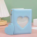 3-Inch Hollow Heart PVC Photocard Organizer Mini Album