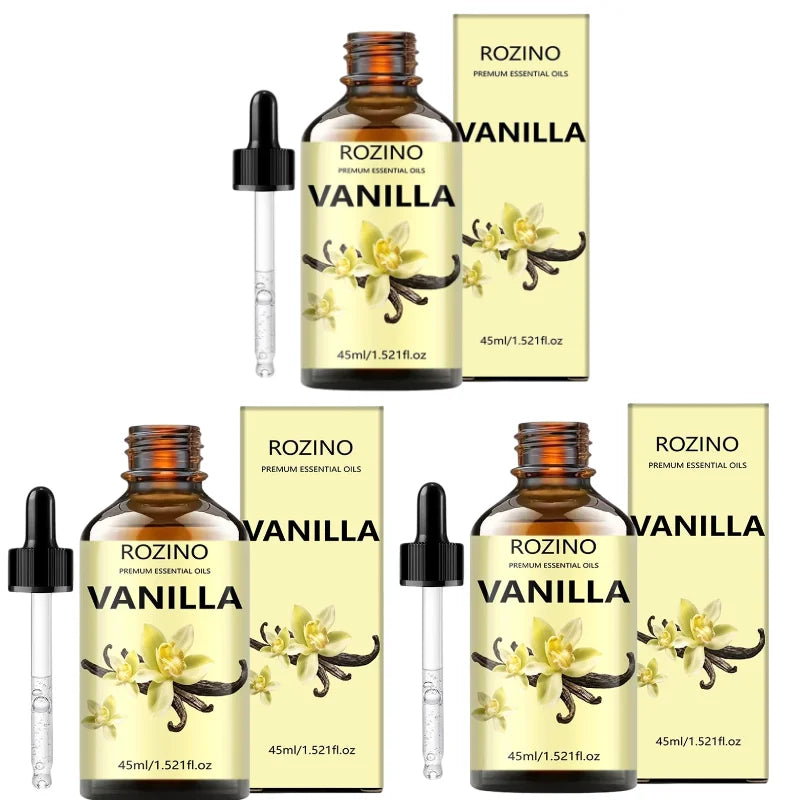 ROZINO Vanilla Essential Oil – Skin, Hair & Body Moisturizer