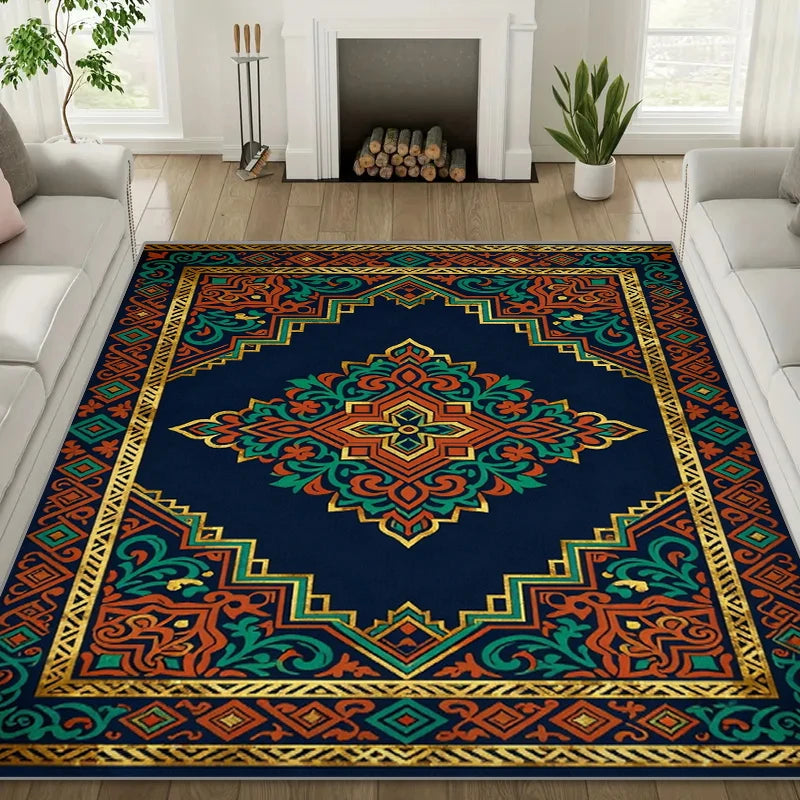 RAKKS European Retro Area Rug – Bedroom & Living Room Carpet