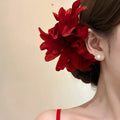 Floral Hair Clip – Vintage Cheongsam Style Women's Barrette