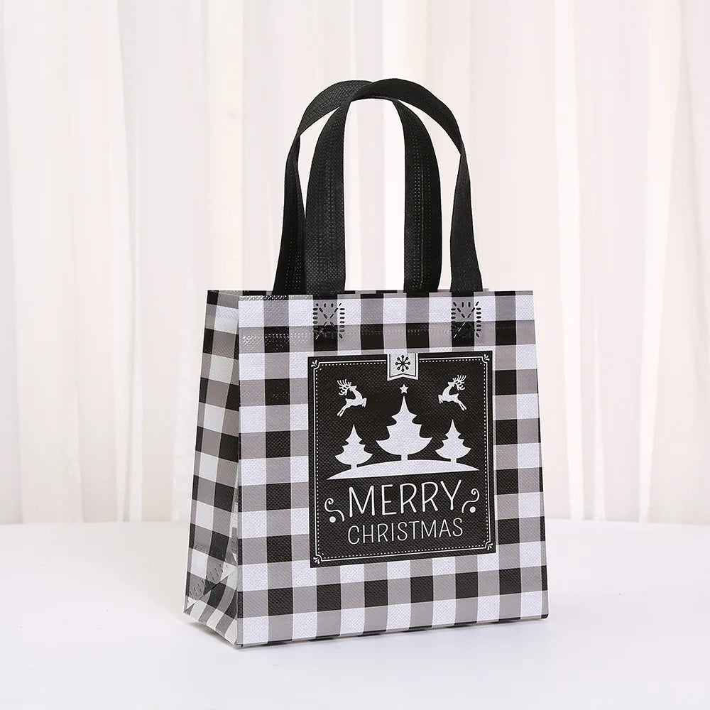 Large Christmas Non-Woven Gift Bag with Handles 20x20x9cm