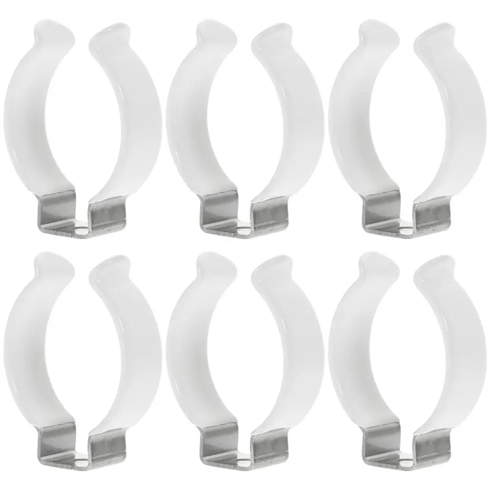 5-Pack Spring Terry Clip Clamp Holders – Rubber Protected T4–T10