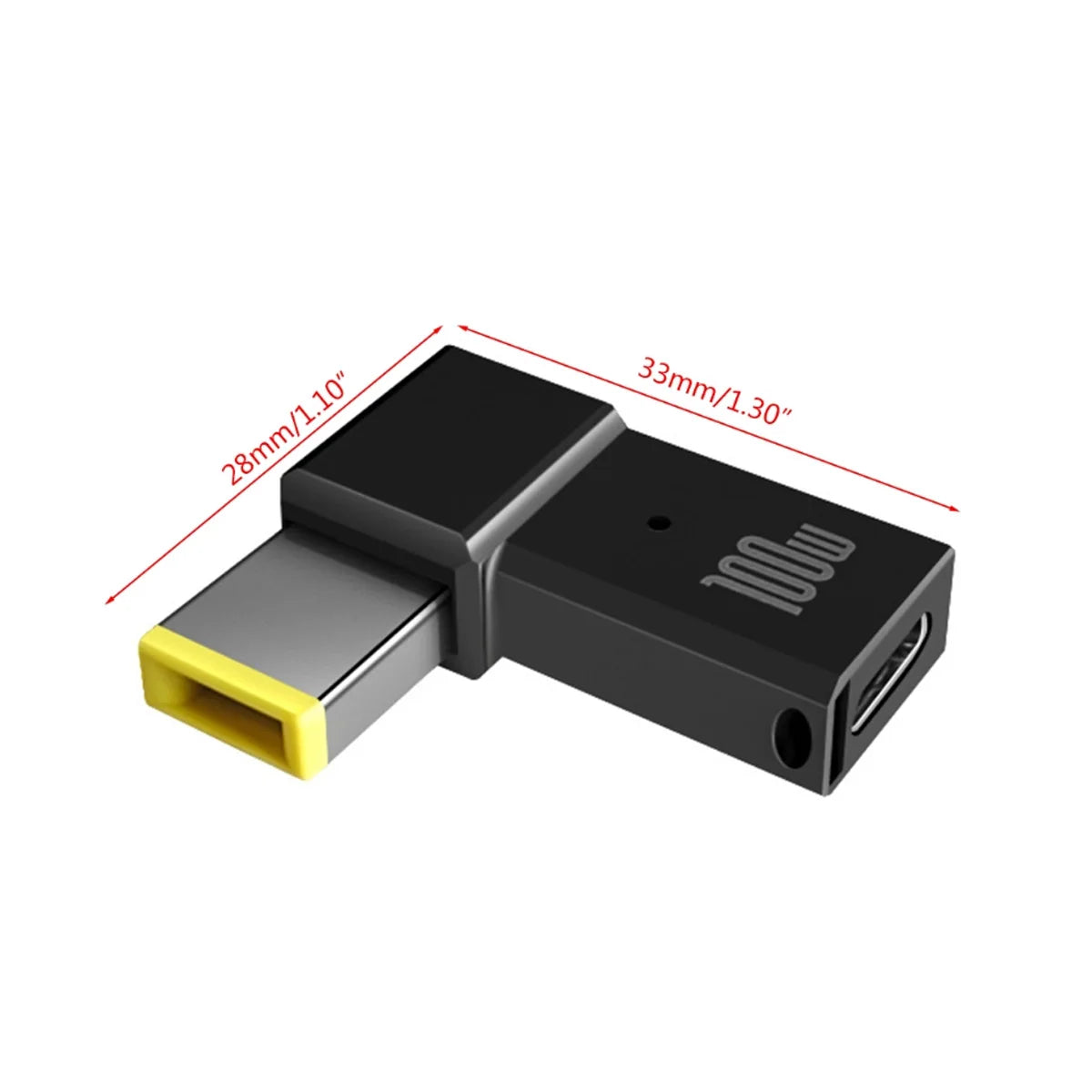 USB-C to DC Adapter 100W PD Fast Charging for Lenovo ThinkPad