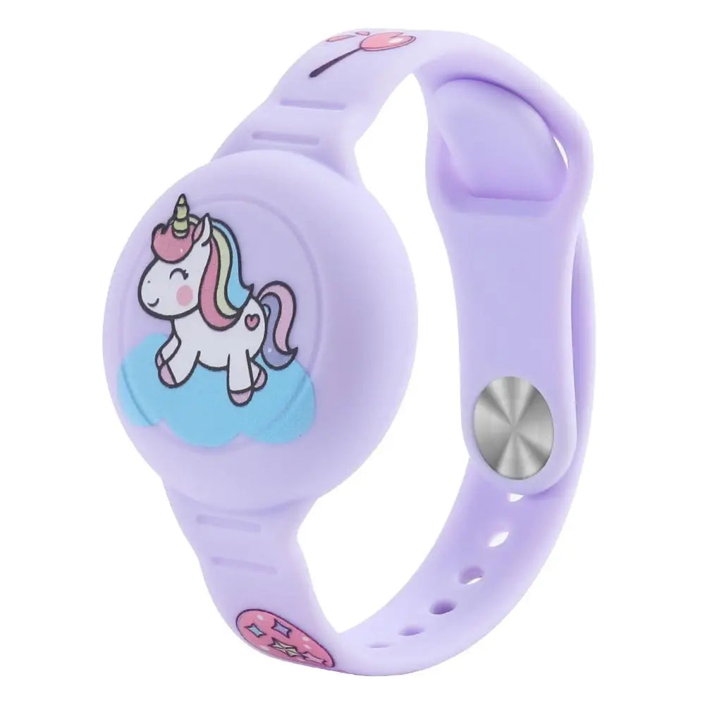 Silicone Kids AirTag Wristband – Waterproof Tracker Case