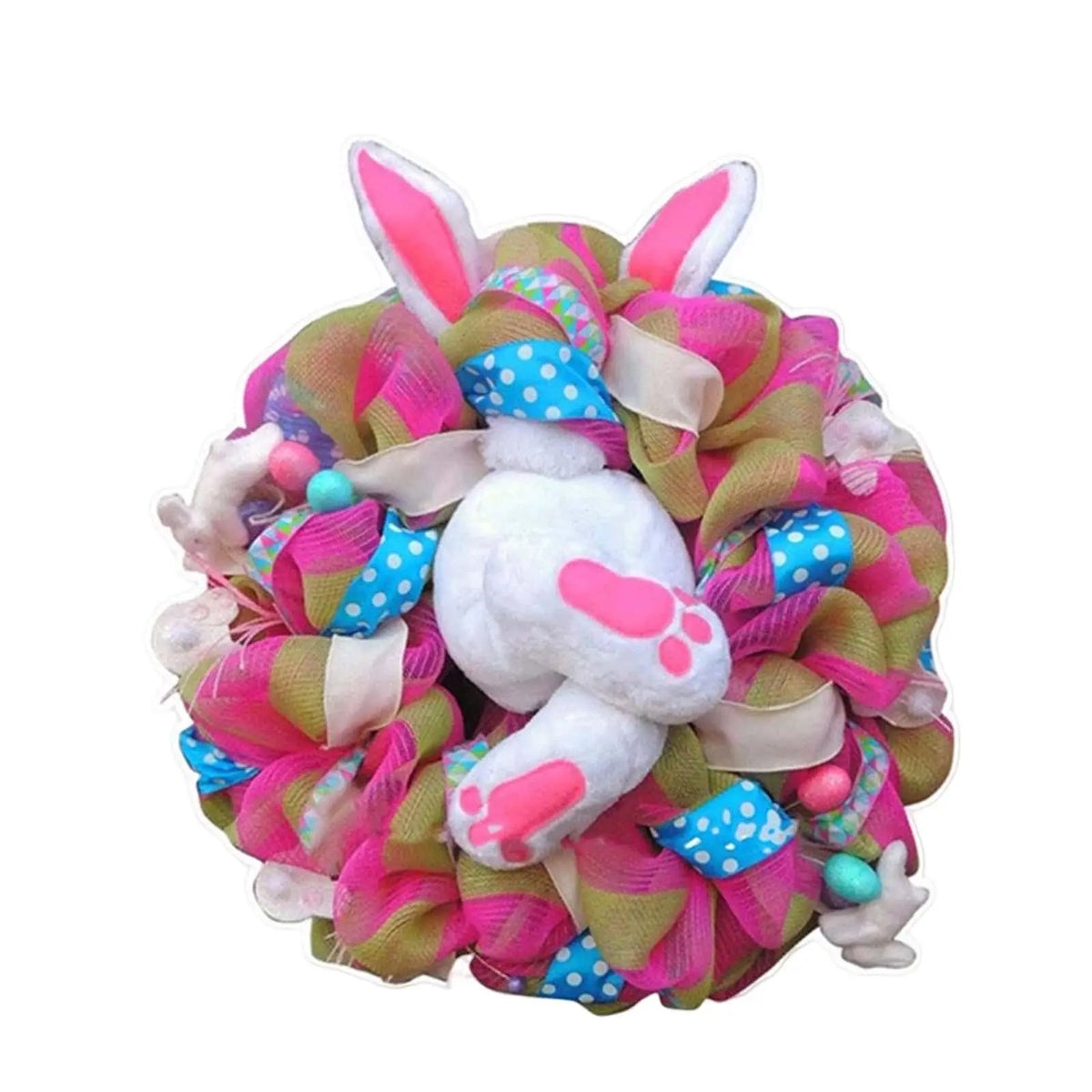 Easter Bunny Wreath Wall Decals & Garland Stickers | Home Decor