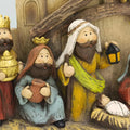 Christmas Nativity Scene Figurine Set | Resin Mantel Decor