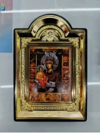 Orthodox Icon Palm Wooden Book | Church & Catholic Décor