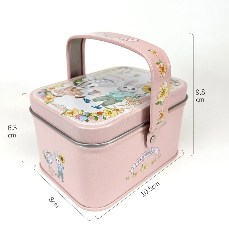 Rabbit Tinplate Gift Tin Box – Candy, Cookie & Wedding Favor