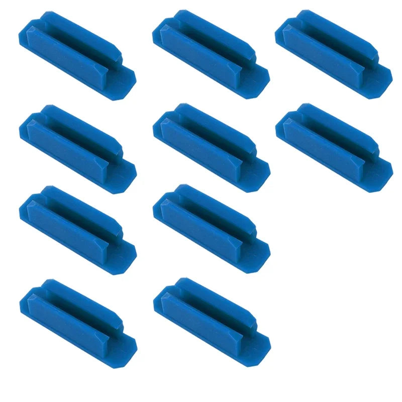 Self-Adhesive Silicone Pen Holder Clips for Desk & Laptop