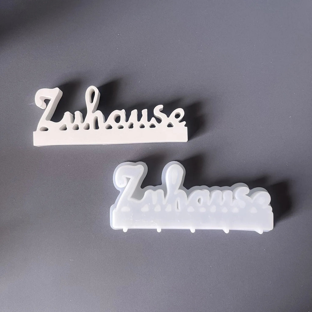 German Alphabet Silicone Mould – DIY Plaster & Resin Letter Mold