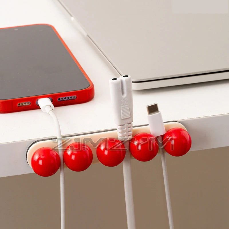 Cute Desktop Cable Organizer Clip – Acrylic Winding Holder