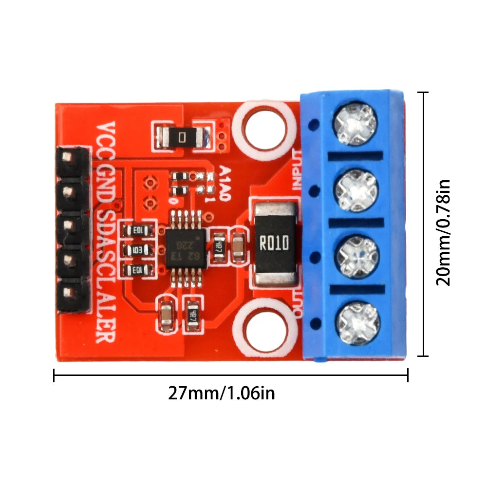 INA226 DC 0-36V Voltage & Current Sensor Module I2C Arduino