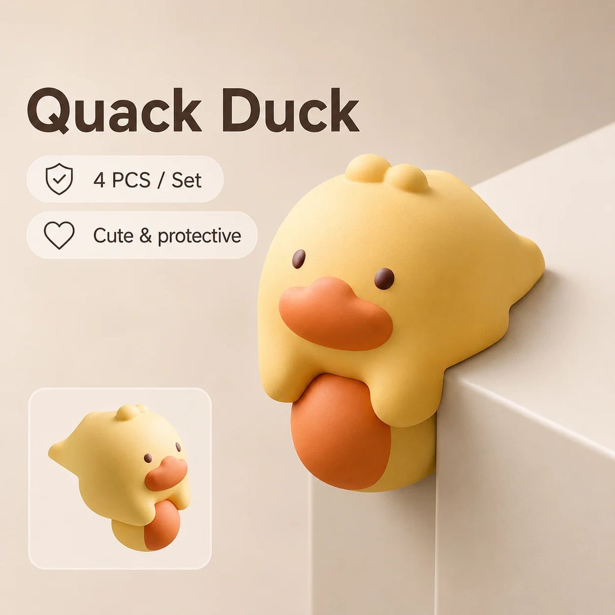 Cartoon Silicone Corner Guards – Soft Table Edge Protectors