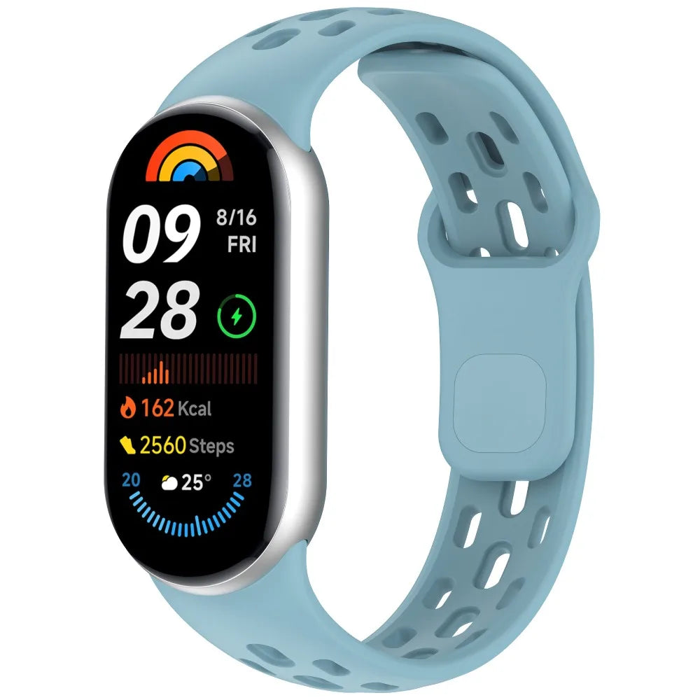 TPU Sport Band for Xiaomi Mi Band 8 9 10 – Breathable Strap