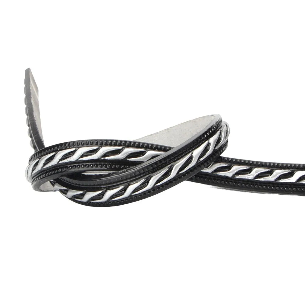 Self-Adhesive Faux Embossed Wall Border Trim Strip 1M PVC