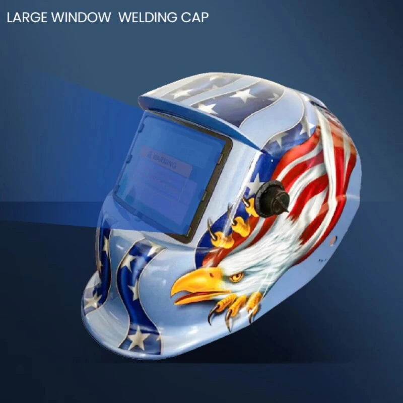 Solar Auto-Darkening Welding Helmet – CE Certified Wide View