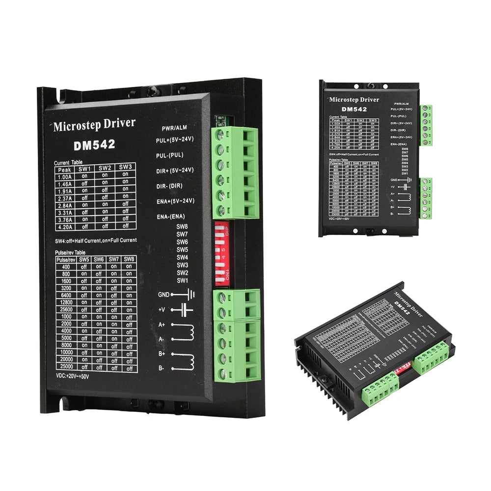 DM542/DM556 DSP Digital Stepper Motor Driver 20–50V 4.2A
