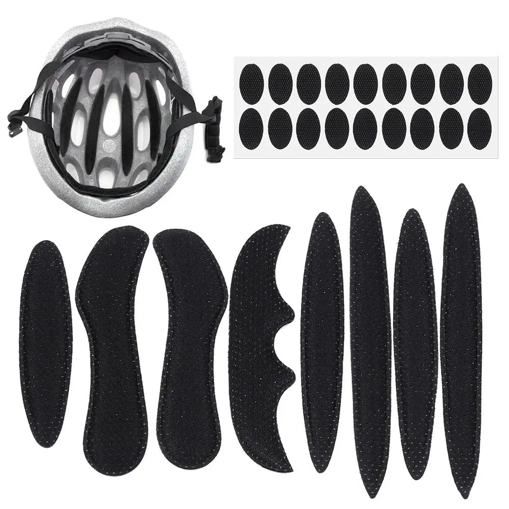 27-Piece Helmet Padding Kit – Universal Foam Replacement Pads