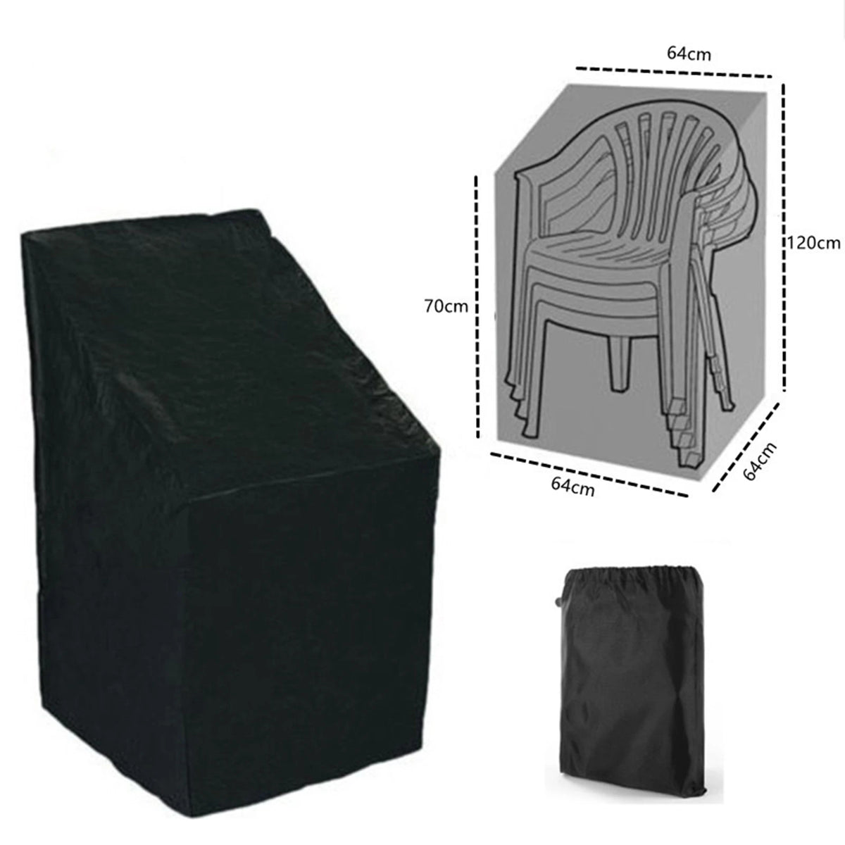 Waterproof Outdoor Chair Bench Cover – 210D Oxford Heavy Duty