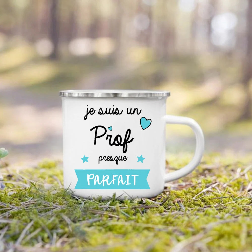 Teacher Appreciation Enamel Mug – Graduation Thank You Gift