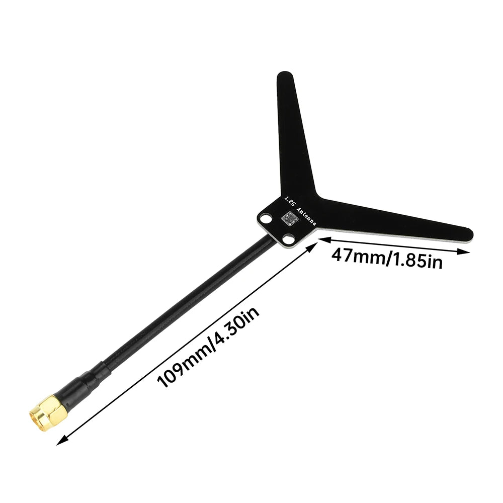 1.2GHz Y-Type FPV Drone Video Antenna – SMA Female, 2dBi