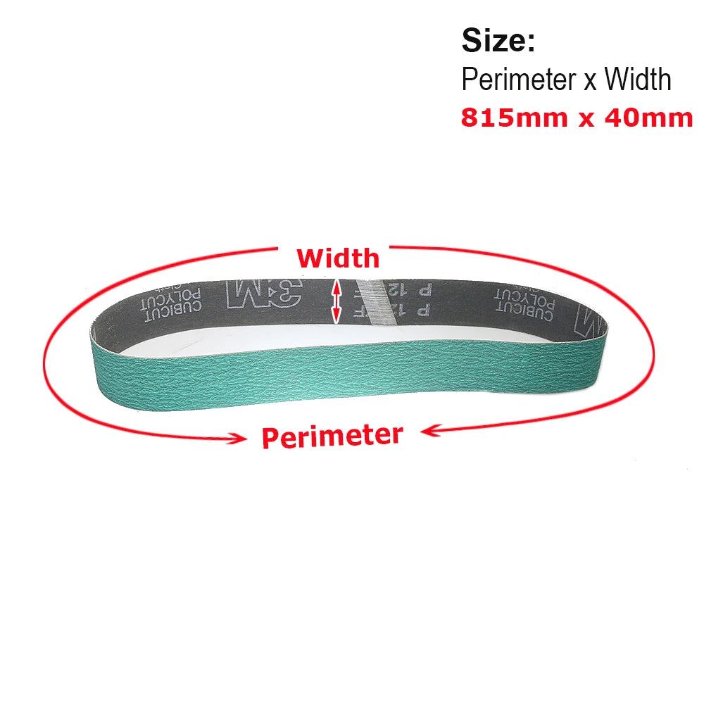 815x40mm Sanding Belt A/O & Zirconia P120 – Wood & Metal