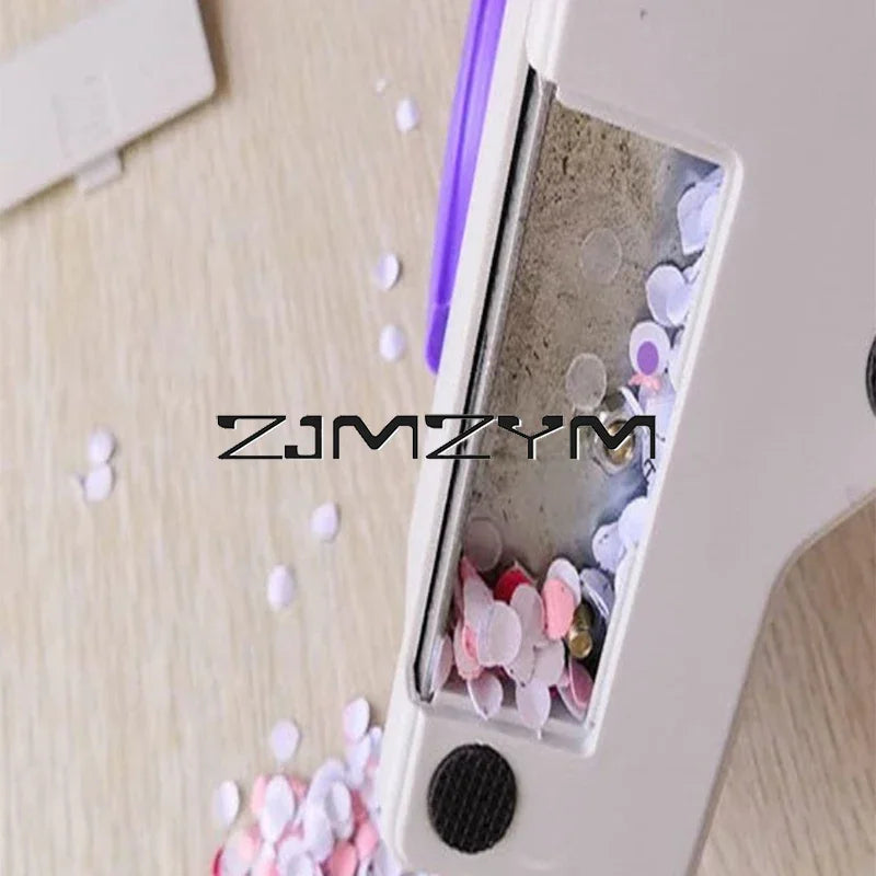 30-Hole Sliding Paper Punch – A4/B5/A5/B6 Binder Hole Puncher