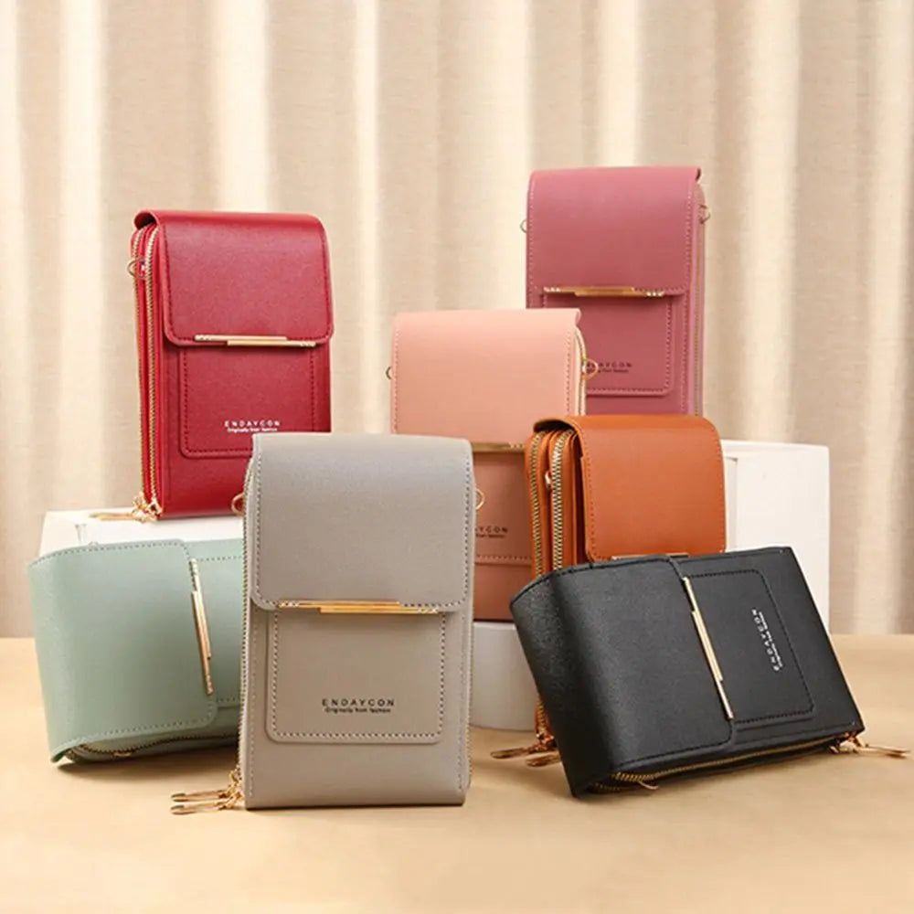 Women's RFID Touch Screen Crossbody Phone Bag | Travel Purse