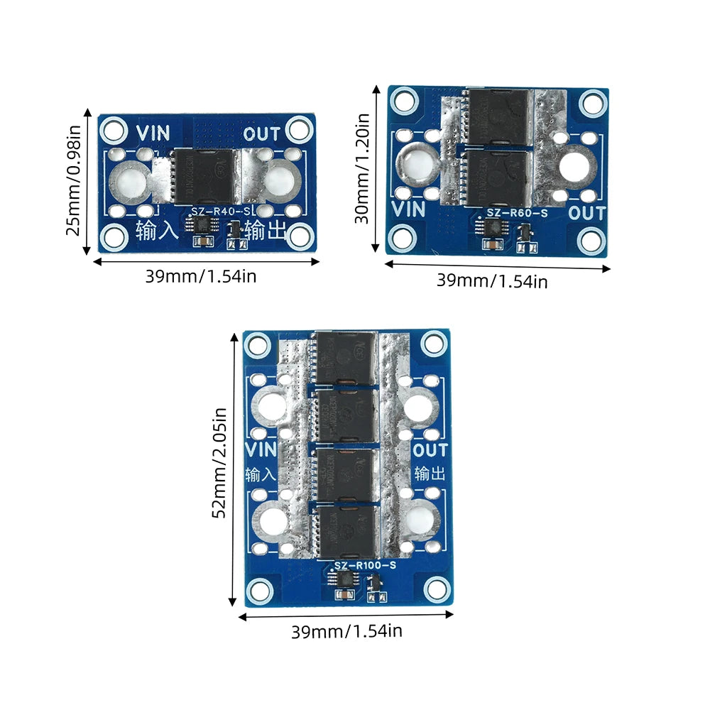 Gaqqee 40A 65A 100A Ideal Diode Module – Solar Reverse Protection