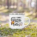 Just a Girl Who Loves Fall Enamel Mug | Thanksgiving Gift