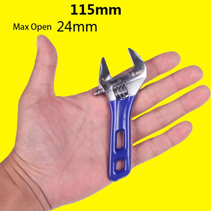 Adjustable Spanner Wrench 4/5/6/8 Inch – Wide-Mouth Hand Tool