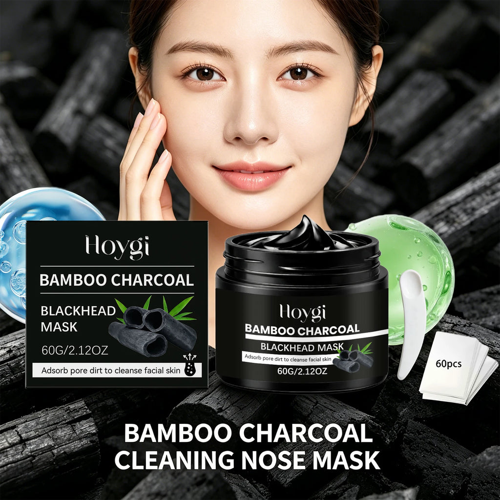 Bamboo Charcoal Blackhead Peel-Off Mask – Deep Pore Cleanse