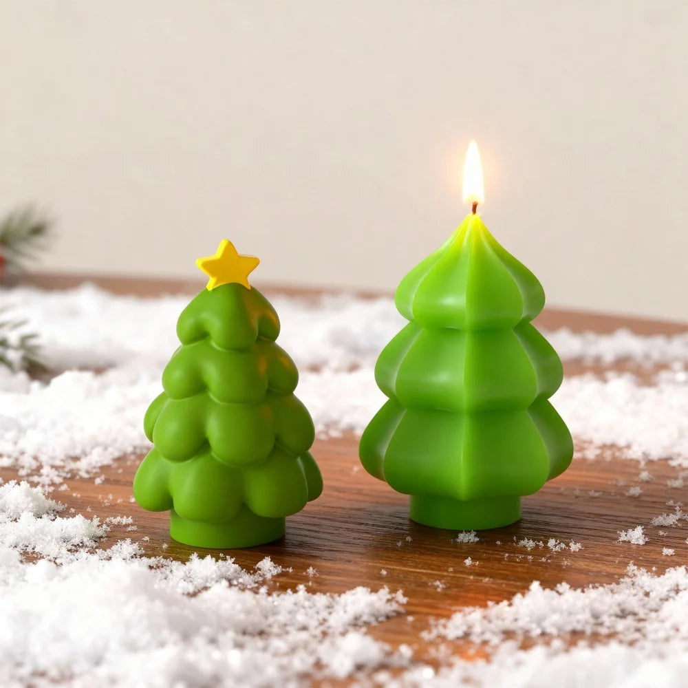 Christmas Tree Silicone Mold – DIY Candle Soap & Resin Craft