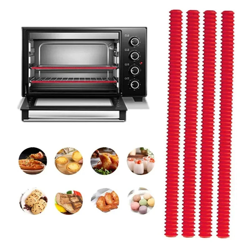 Silicone Oven Rack Edge Guard – Heat Resistant Protector