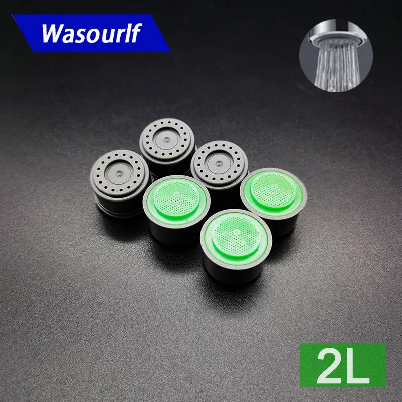 6-Pack Water Saving Faucet Aerator Cores M22 Thread 2L/Min