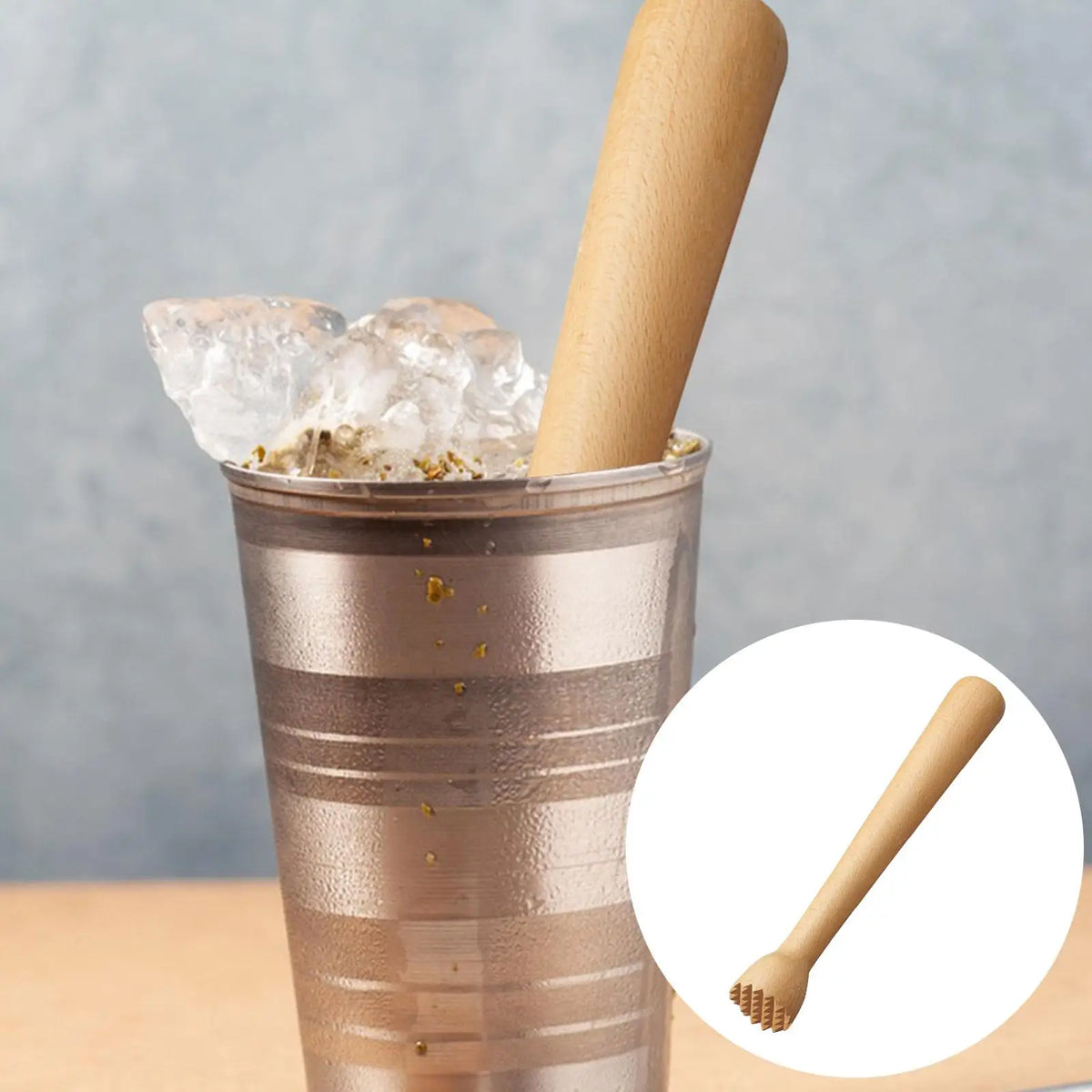 Kesoto Wooden Cocktail Muddler – Ergonomic Bar Tool