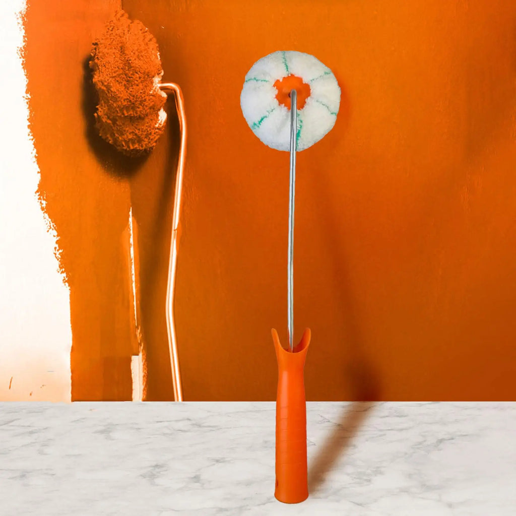 Corner Edger Paint Roller with Extended Ergonomic Handle