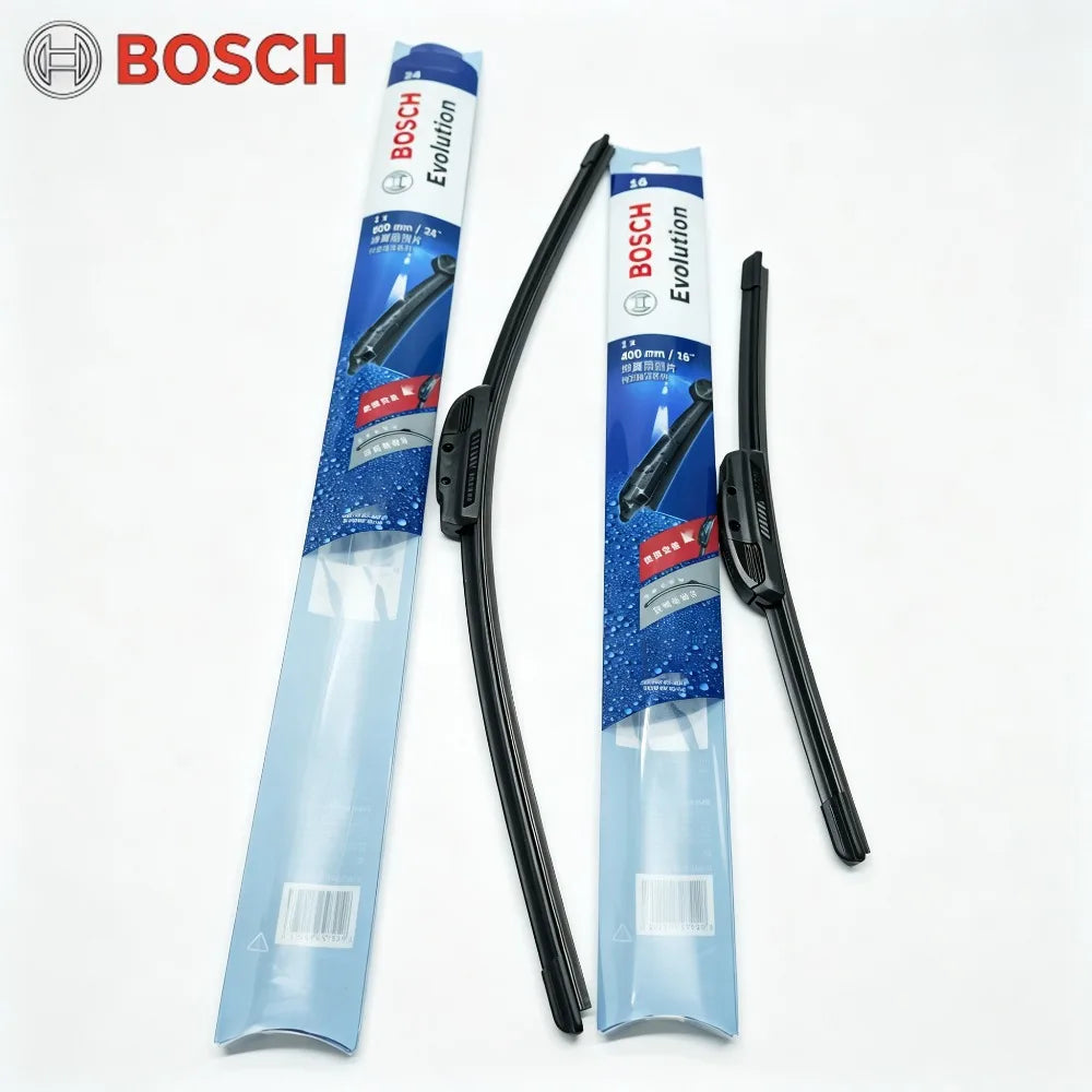 Bosch Evolution Wiper Blades 14–26 Inch | Streak-Free & Quiet