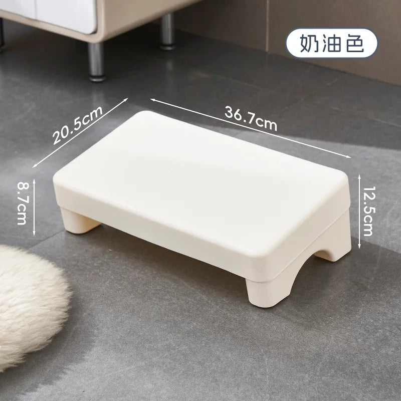 Ergonomic PP Footrest Under Desk – Cushioned Office Foot Stool