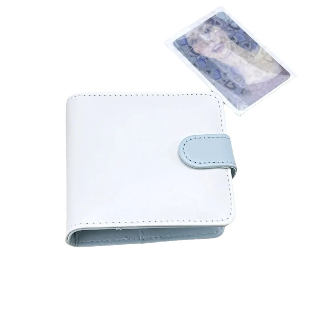 Mini 3-Inch PU Leather Loose Leaf Card Binder – 25 Pages