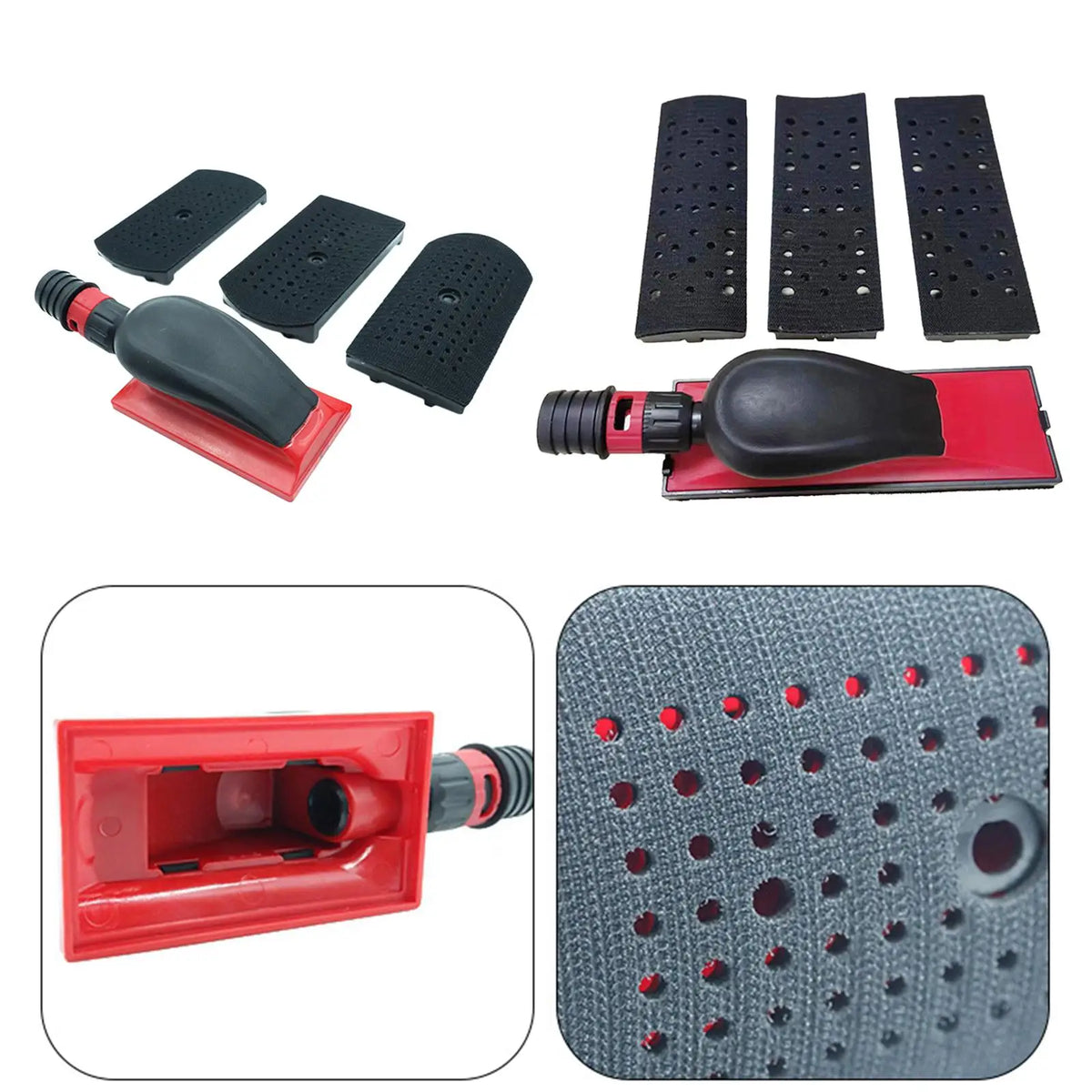 Adjustable Hand Sanding Block with Interchangeable Boards